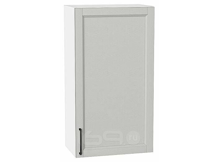 Шкаф верхний с 1-ой дверцей Сканди Grey Silkwood/Белый 920*500*320