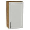 Шкаф верхний с 1-ой дверцей Сканди Grey Silkwood/Дуб Вотан 716*400*320