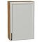 Шкаф верхний с 1-ой дверцей Сканди Grey Silkwood/Дуб Вотан 920*600*320