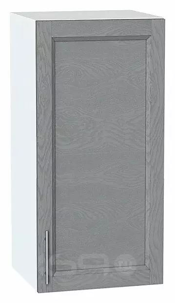 Шкаф верхний с 1-ой дверцей Сканди Grey Softwood Белый 716*350*320