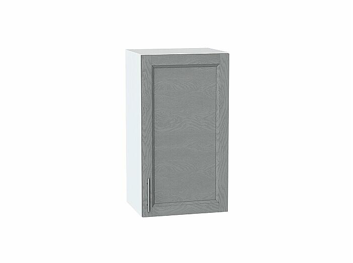 Шкаф верхний с 1-ой дверцей Сканди Grey Softwood Белый 716*400*320