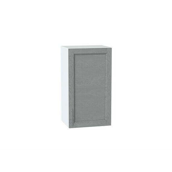 Шкаф верхний с 1-ой дверцей Сканди Grey Softwood Белый 716*400*320