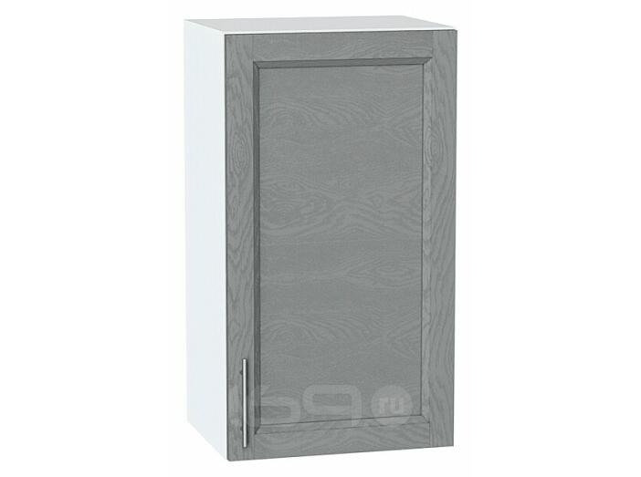 Шкаф верхний с 1-ой дверцей Сканди Grey Softwood Белый 716*400*320