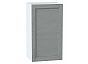 Шкаф верхний с 1-ой дверцей Сканди Grey Softwood Белый 716*400*320