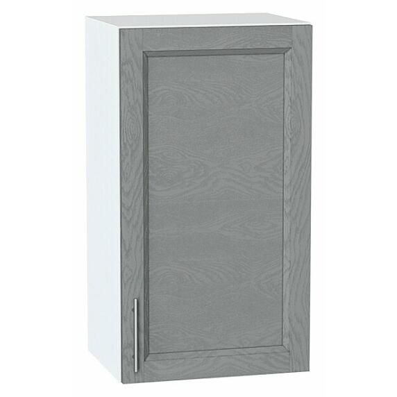 Шкаф верхний с 1-ой дверцей Сканди Grey Softwood Белый 716*400*320