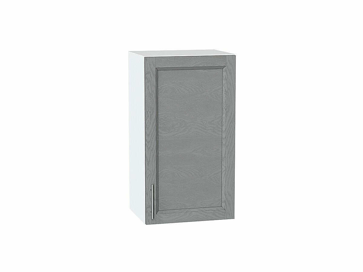 Шкаф верхний с 1-ой дверцей Сканди Grey Softwood Белый 716*400*320