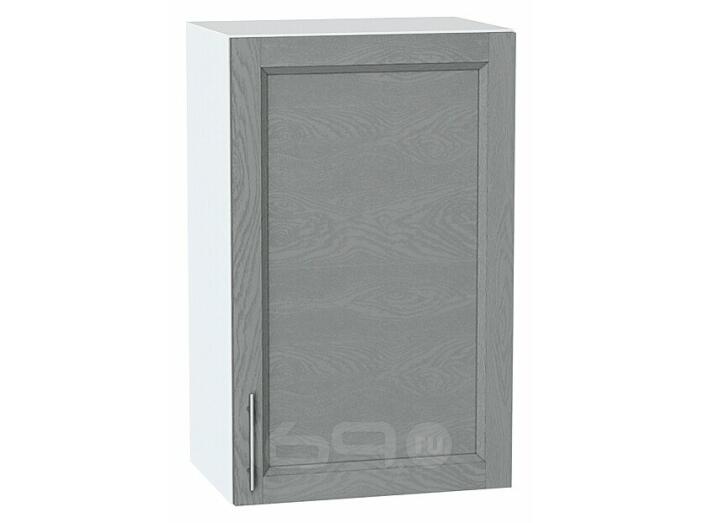 Шкаф верхний с 1-ой дверцей Сканди Grey Softwood Белый 716*450*320