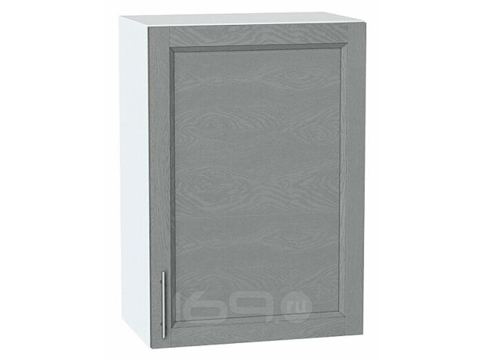 Шкаф верхний с 1-ой дверцей Сканди Grey Softwood Белый 716*500*320