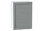 Шкаф верхний с 1-ой дверцей Сканди Grey Softwood Белый 716*500*320