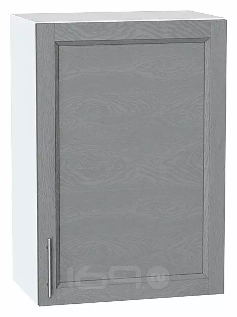 Шкаф верхний с 1-ой дверцей Сканди Grey Softwood Белый 716*500*320
