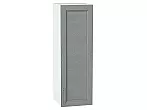 Шкаф верхний с 1-ой дверцей Сканди Grey Softwood Белый 920*300*320