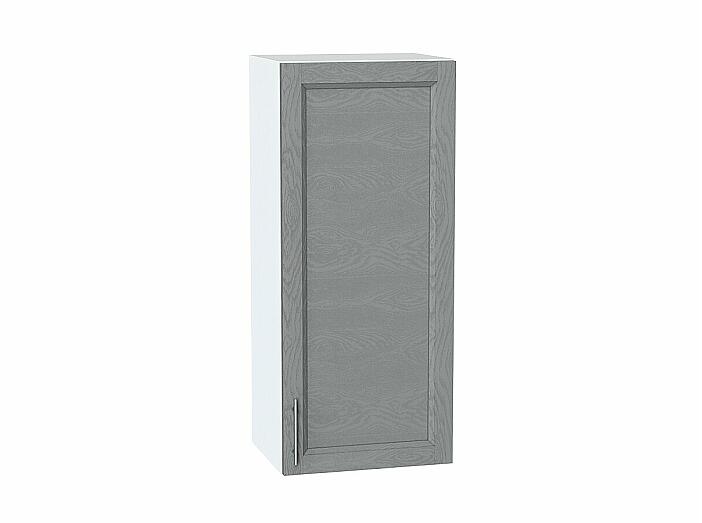 Шкаф верхний с 1-ой дверцей Сканди Grey Softwood Белый 920*400*320