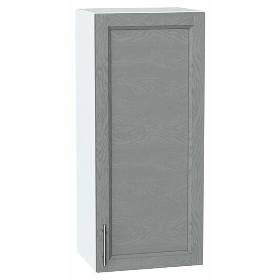 Шкаф верхний с 1-ой дверцей Сканди Grey Softwood Белый 920*400*320