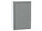 Шкаф верхний с 1-ой дверцей Сканди Grey Softwood Белый 920*600*320