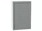 Шкаф верхний с 1-ой дверцей Сканди Grey Softwood Белый 920*600*320