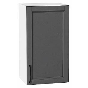 Шкаф верхний с 1-ой дверцей Сканди Stormy Silkwood/Белый 716*400*320