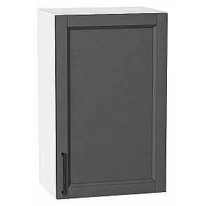 Шкаф верхний с 1-ой дверцей Сканди Stormy Silkwood/Белый 716*450*320