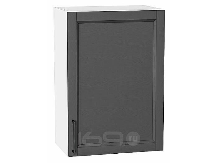 Шкаф верхний с 1-ой дверцей Сканди Stormy Silkwood/Белый 716*500*320