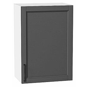 Шкаф верхний с 1-ой дверцей Сканди Stormy Silkwood/Белый 716*500*320