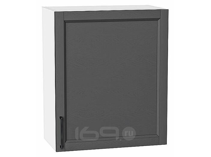 Шкаф верхний с 1-ой дверцей Сканди Stormy Silkwood/Белый 716*600*320