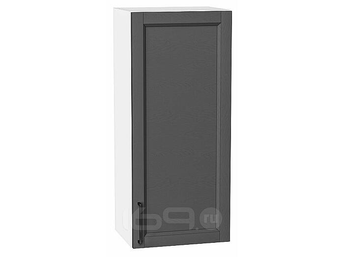 Шкаф верхний с 1-ой дверцей Сканди Stormy Silkwood/Белый 920*400*320