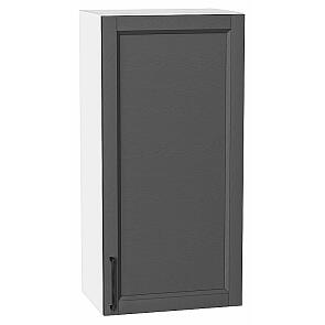 Шкаф верхний с 1-ой дверцей Сканди Stormy Silkwood/Белый 920*450*320