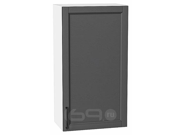 Шкаф верхний с 1-ой дверцей Сканди Stormy Silkwood/Белый 920*500*320