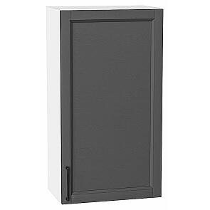 Шкаф верхний с 1-ой дверцей Сканди Stormy Silkwood/Белый 920*500*320