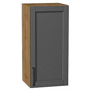 Шкаф верхний с 1-ой дверцей Сканди Stormy Silkwood/Дуб Вотан 716*350*320