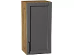 Шкаф верхний с 1-ой дверцей Сканди Stormy Silkwood/Дуб Вотан 716*350*320