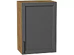Шкаф верхний с 1-ой дверцей Сканди Stormy Silkwood/Дуб Вотан 716*500*320