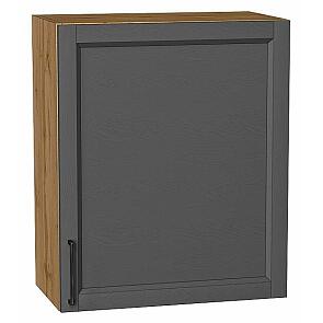 Шкаф верхний с 1-ой дверцей Сканди Stormy Silkwood/Дуб Вотан 716*600*320