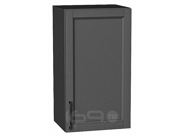 Шкаф верхний с 1-ой дверцей Сканди Stormy Silkwood/Graphite 716*400*320