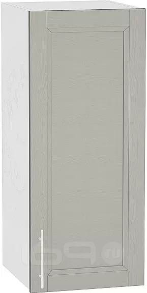 Шкаф верхний с 1-ой дверцей Сканди В 300 Grey Softwood-Белый
