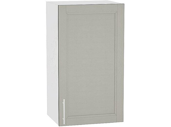 Шкаф верхний с 1-ой дверцей Сканди В 400 Grey Softwood-Белый