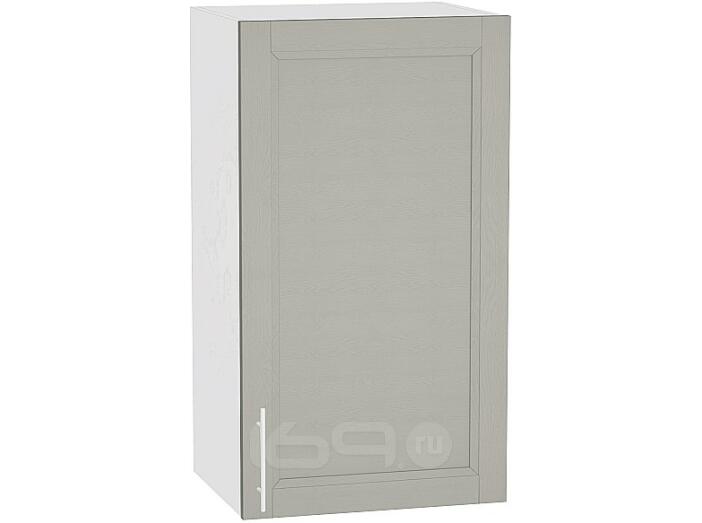 Шкаф верхний с 1-ой дверцей Сканди В 400 Grey Softwood-Белый