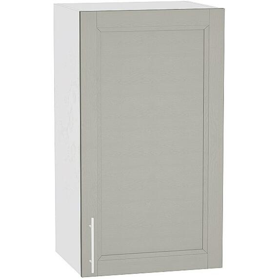 Шкаф верхний с 1-ой дверцей Сканди В 400 Grey Softwood-Белый
