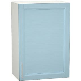 Шкаф верхний с 1-ой дверцей Сканди В 600 Sky Wood-Белый