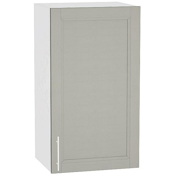 Шкаф верхний с 1-ой дверцей Сканди В 409 Grey Softwood-Белый