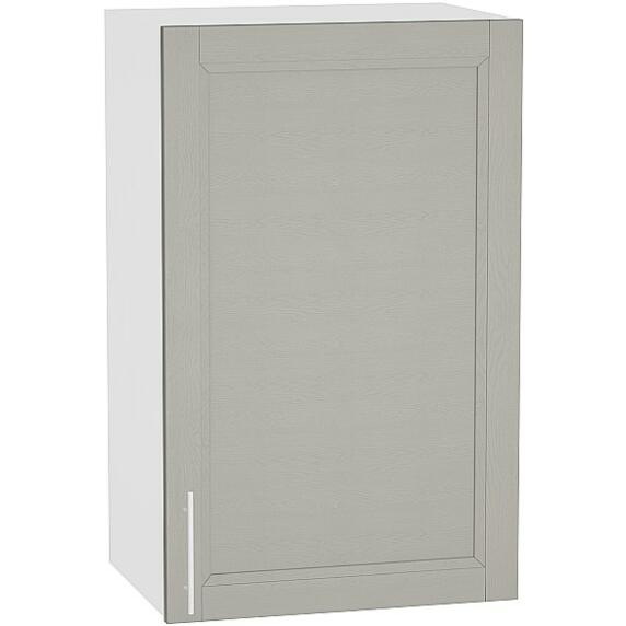 Шкаф верхний с 1-ой дверцей Сканди В 459 Grey Softwood-Белый
