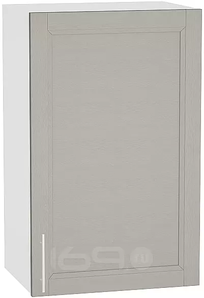 Шкаф верхний с 1-ой дверцей Сканди В 459 Grey Softwood-Белый