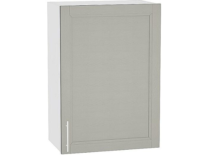 Шкаф верхний с 1-ой дверцей Сканди В 500 Grey Softwood-Белый
