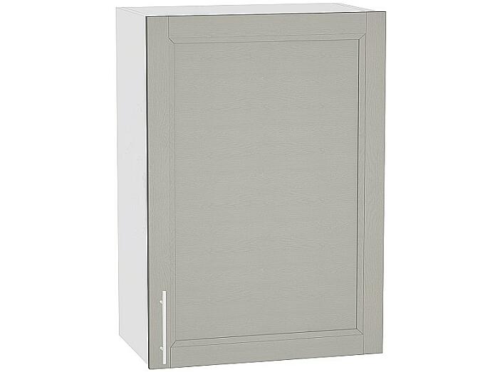 Шкаф верхний с 1-ой дверцей Сканди В 600 Grey Softwood-Белый