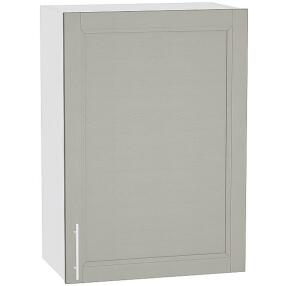 Шкаф верхний с 1-ой дверцей Сканди В 600 Grey Softwood-Белый