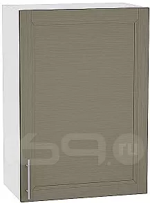 Шкаф верхний с 1-ой дверцей Сканди В 600 Cappuccino Wood-Белый