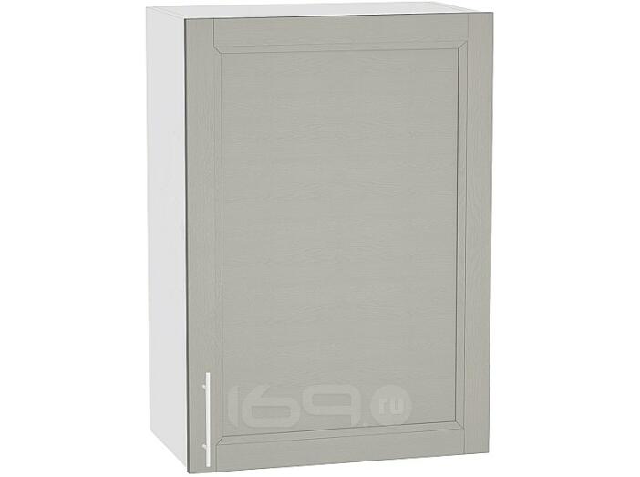 Шкаф верхний с 1-ой дверцей Сканди В 609 Grey Softwood-Белый