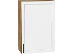Шкаф верхний с 1-ой дверцей Сканди White Silkwood/Дуб Вотан 920*600*320