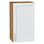 Шкаф верхний с 1-ой дверцей Сканди White Softwood Дуб Вотан 716*400*320