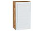 Шкаф верхний с 1-ой дверцей Сканди White Softwood Дуб Вотан 716*400*320