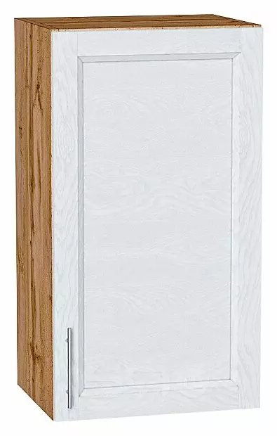 Шкаф верхний с 1-ой дверцей Сканди White Softwood Дуб Вотан 716*400*320